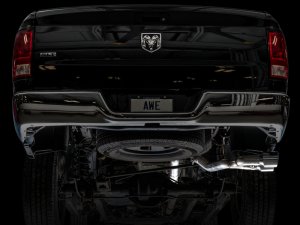 RAM 1500 Performance Exhaust - Single Side Exit - AWE Tuning - 0FG Cat Back with 180 Technology® - Chrome Silver - `09-`18